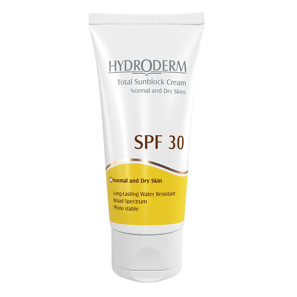 كرم ضد آفتاب SPF30 برای پوست های معمولی و خشک هيدرودرم  